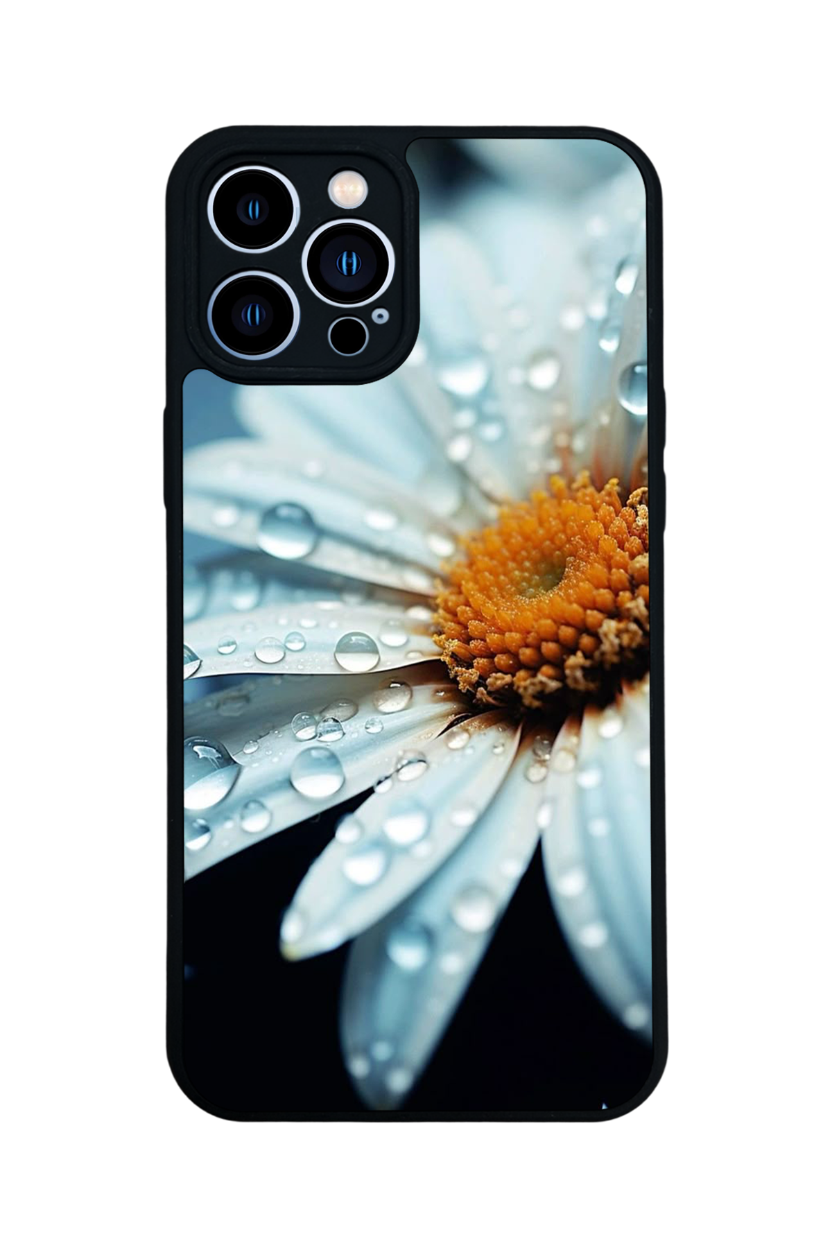 iPhone 12 Pro Max Uyumlu Cicek Tasarımlı Glossy Premium Kılıf