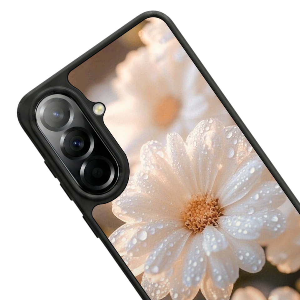 Samsung Galaxy A57 Uyumlu Cicek Tasarımlı Glossy Premium Kılıf