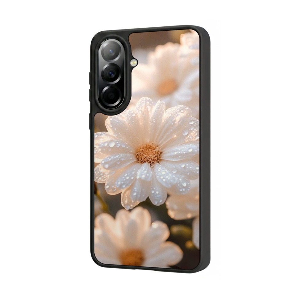 Samsung Galaxy A57 Uyumlu Cicek Tasarımlı Glossy Premium Kılıf