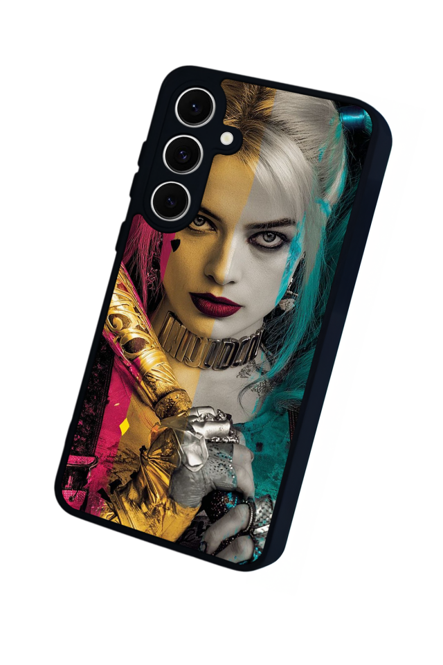 Samsung Galaxy S24 FE Uyumlu HarleyQueen Tasarımlı Glossy Premium Kılıf