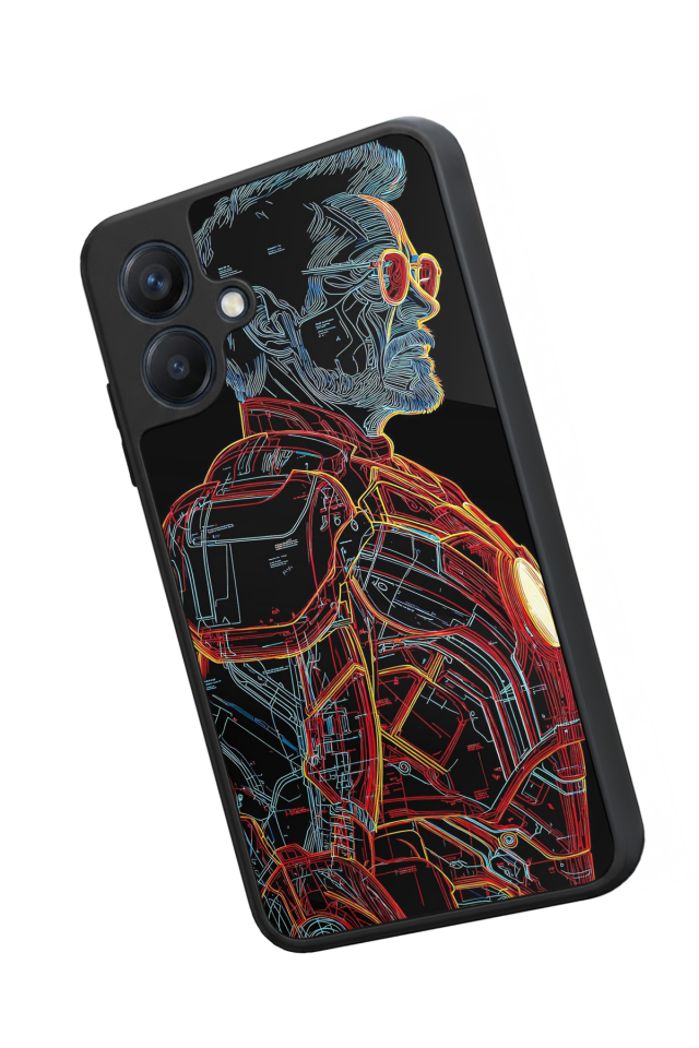 Samsung Galaxy A07 Uyumlu Iron Man ( Demir Adam ) Tasarımlı Glossy Premium Kılıf