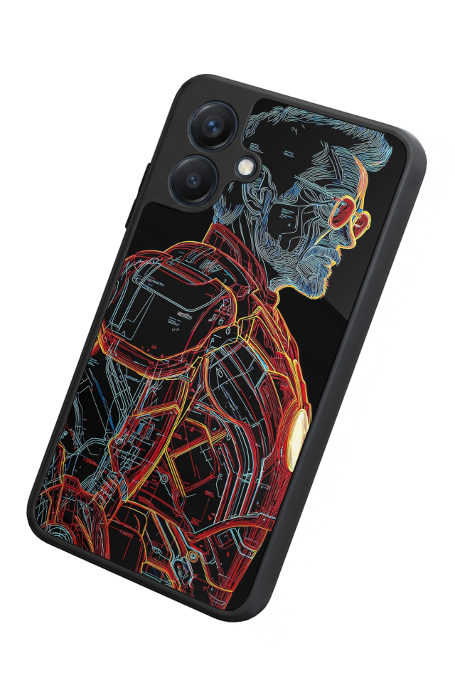 Samsung Galaxy A07 Uyumlu Iron Man ( Demir Adam ) Tasarımlı Glossy Premium Kılıf