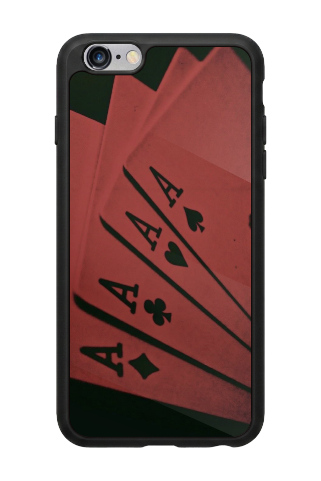 iPhone 6s Plus Uyumlu Kart Tasarımlı Glossy Premium Kılıf