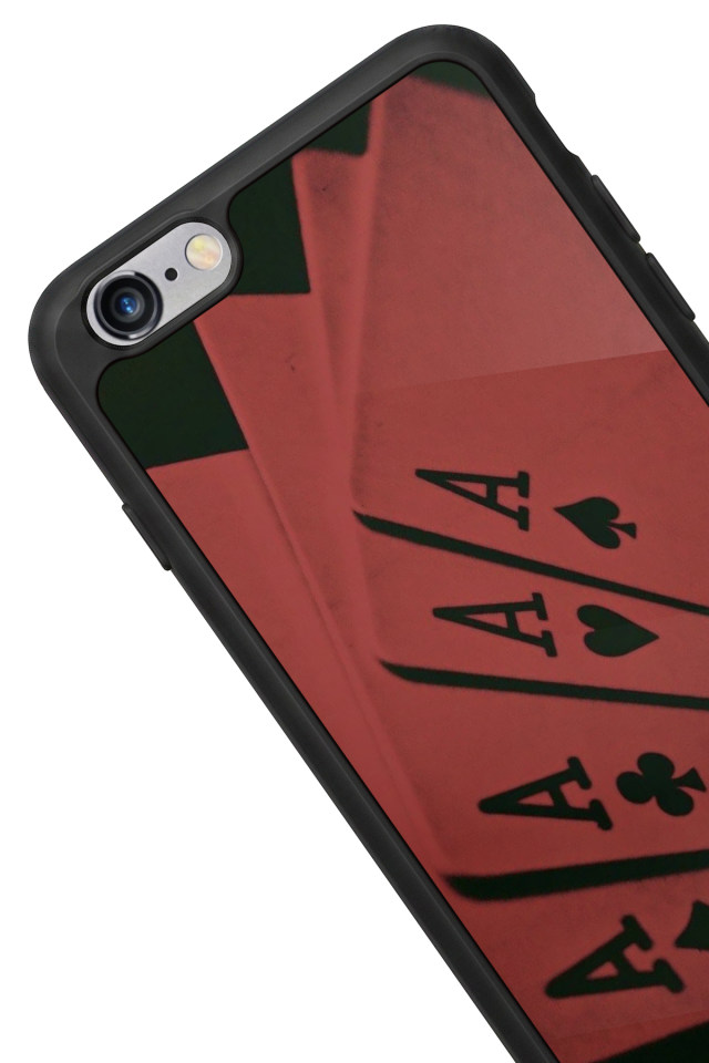 iPhone 6s Plus Uyumlu Kart Tasarımlı Glossy Premium Kılıf