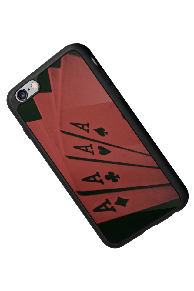 iPhone 6s Plus Uyumlu Kart Tasarımlı Glossy Premium Kılıf