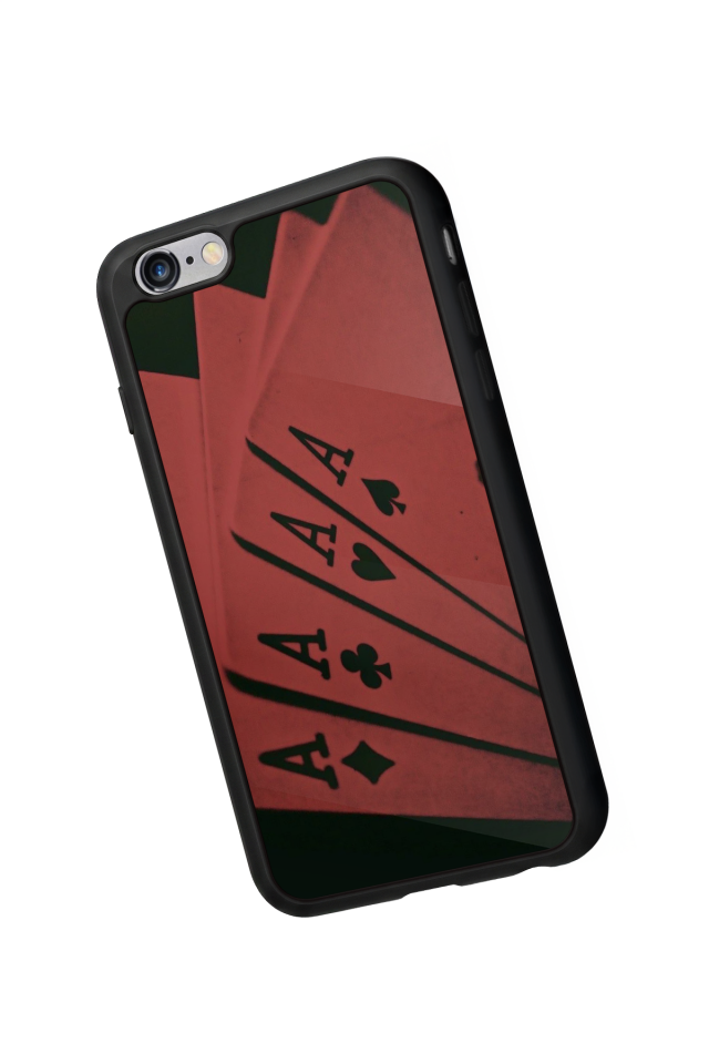 iPhone 6s Plus Uyumlu Kart Tasarımlı Glossy Premium Kılıf
