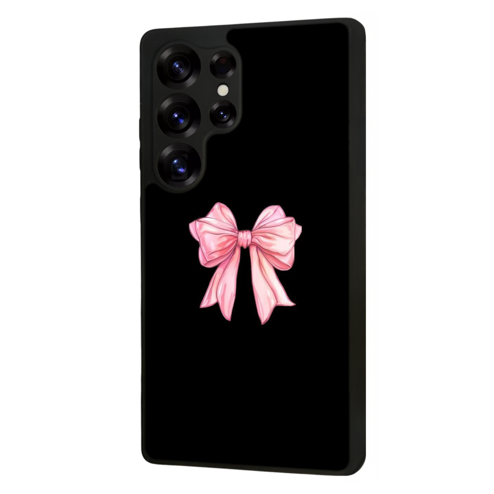 Samsung Galaxy S25 Ultra Uyumlu Kurdele Tasarımlı Glossy Premium Kılıf