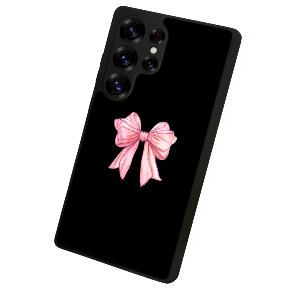Samsung Galaxy S25 Ultra Uyumlu Kurdele Tasarımlı Glossy Premium Kılıf