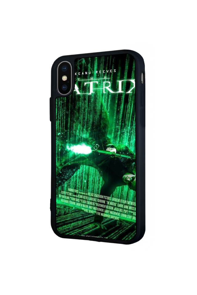 iPhone XS Max Uyumlu MatriiPhone XS Max Tasarımlı Glossy Premium Kılıf