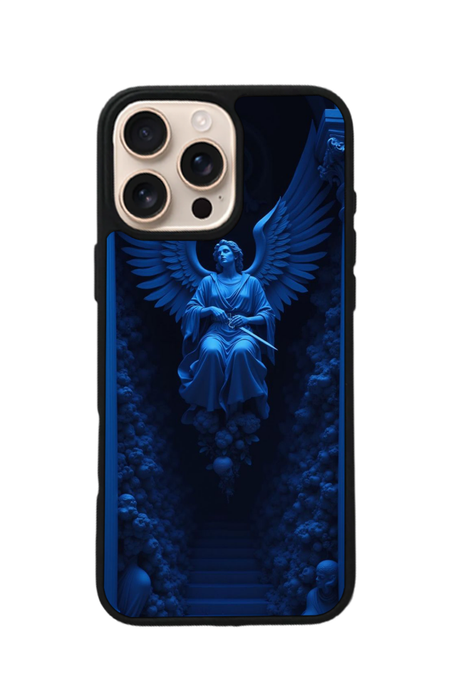 iPhone 16 Pro Uyumlu Melek Tasarımlı Glossy Premium Kılıf
