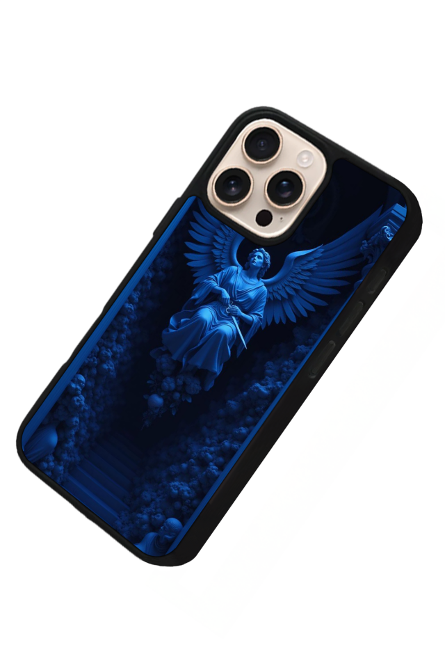 iPhone 16 Pro Uyumlu Melek Tasarımlı Glossy Premium Kılıf
