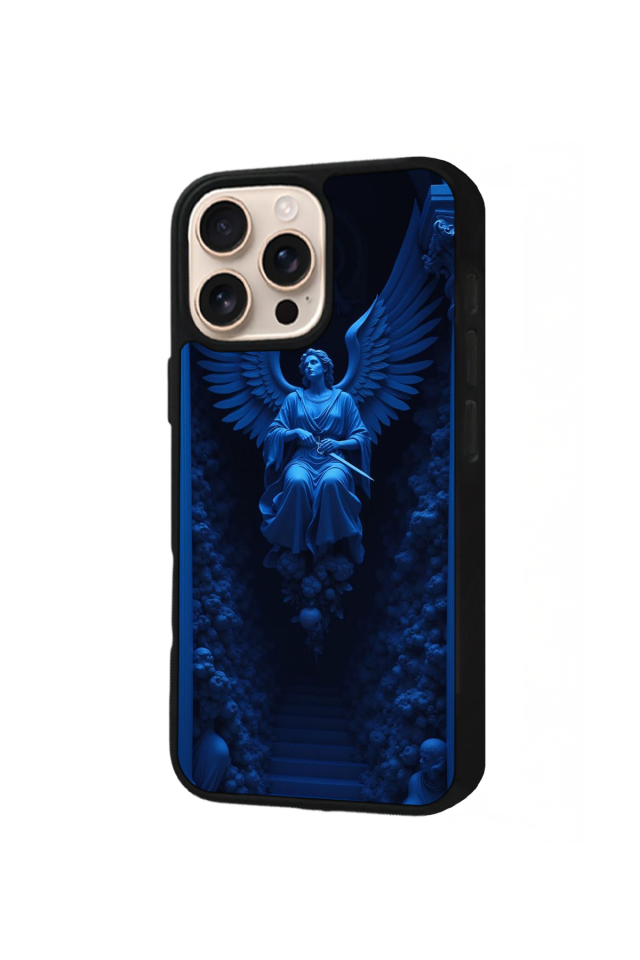 iPhone 16 Pro Uyumlu Melek Tasarımlı Glossy Premium Kılıf