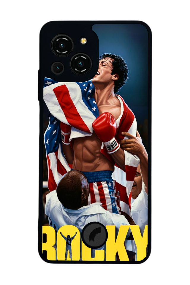 Reeder S23 Pro Max Uyumlu Rocky Tasarımlı Glossy Premium Kılıf