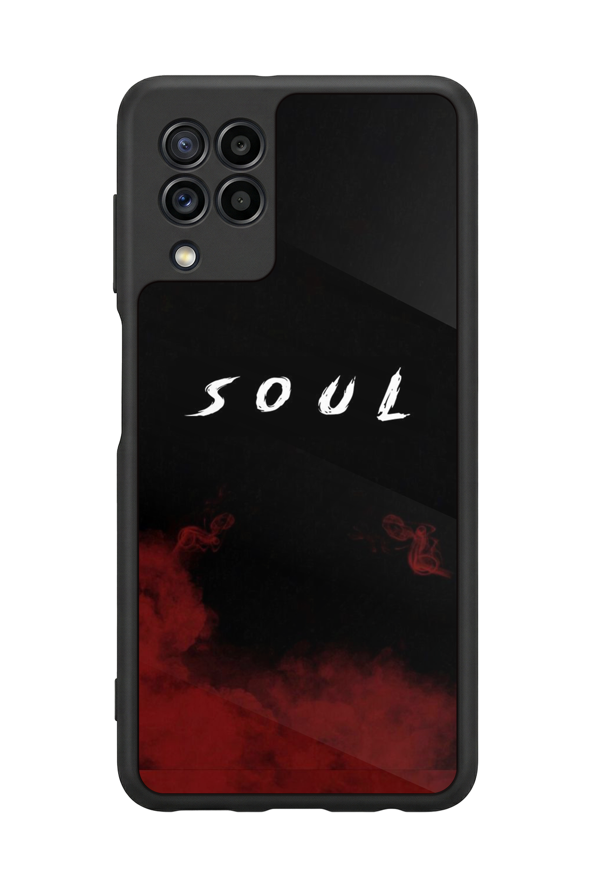 Samsung Galaxy M22 Uyumlu SOUL Tasarımlı Glossy Premium Kılıf