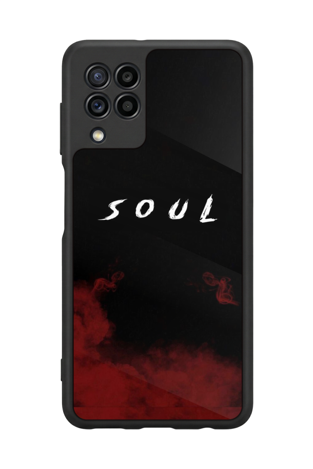 Samsung Galaxy M22 Uyumlu SOUL Tasarımlı Glossy Premium Kılıf