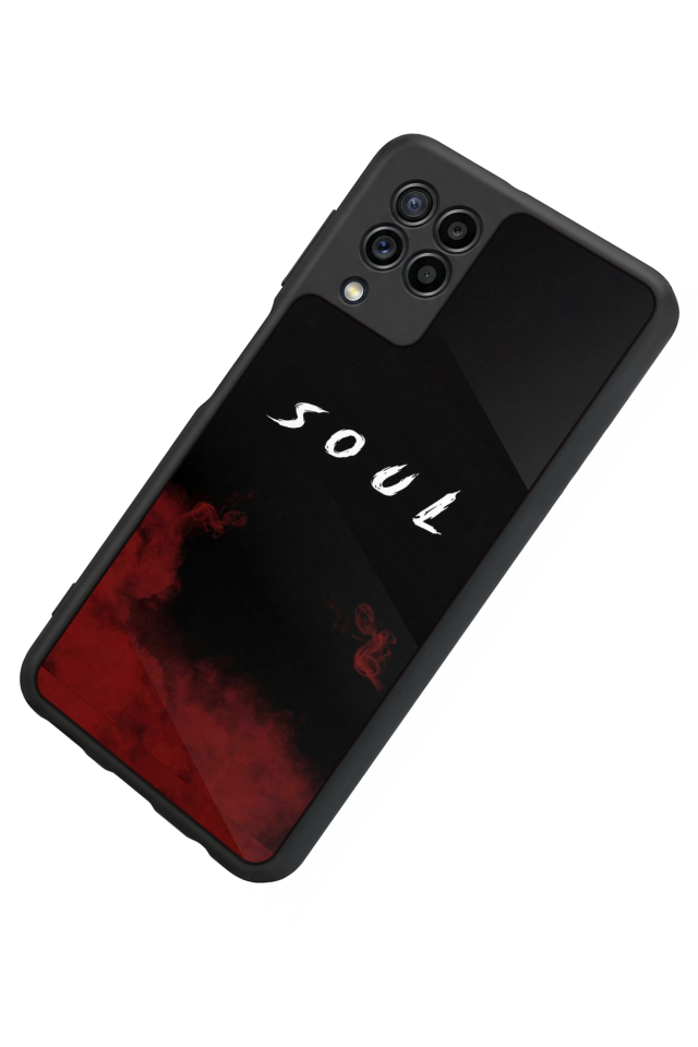 Samsung Galaxy M22 Uyumlu SOUL Tasarımlı Glossy Premium Kılıf