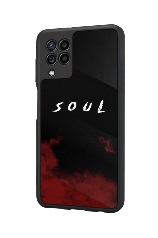 Samsung Galaxy M22 Uyumlu SOUL Tasarımlı Glossy Premium Kılıf