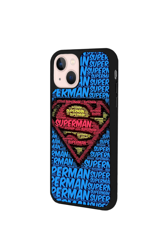 iPhone 13/14 Uyumlu Superman Tasarımlı Glossy Premium Kılıf