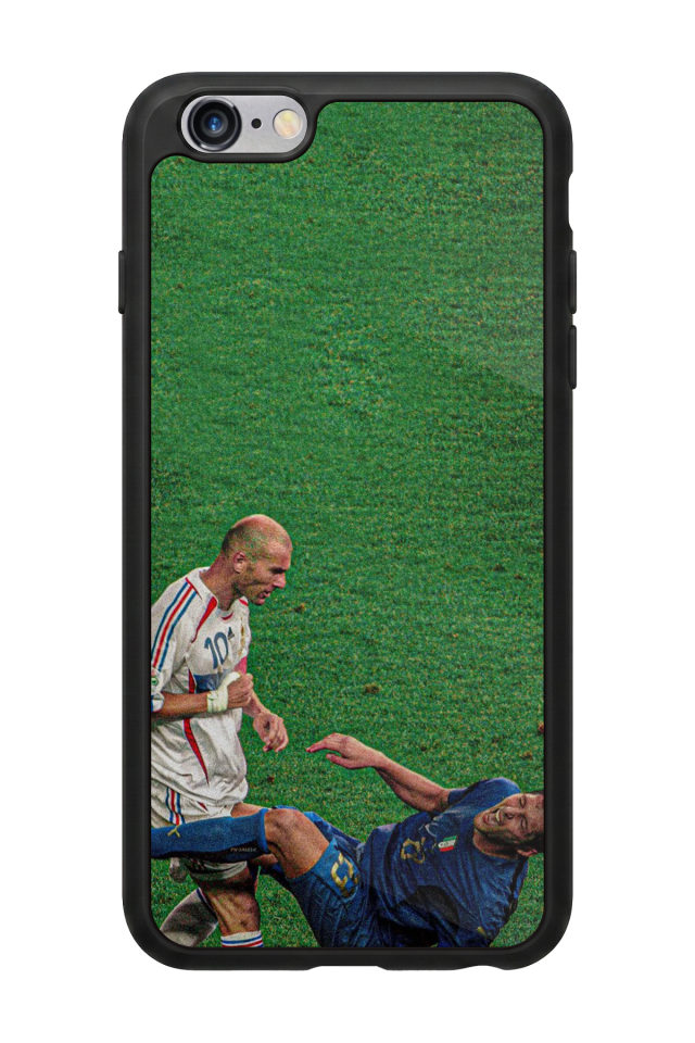 iPhone 6 Plus Uyumlu Zidane Tasarımlı Glossy Premium Kılıf