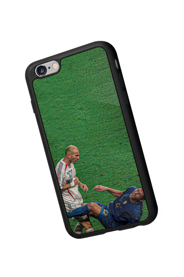 iPhone 6 Plus Uyumlu Zidane Tasarımlı Glossy Premium Kılıf