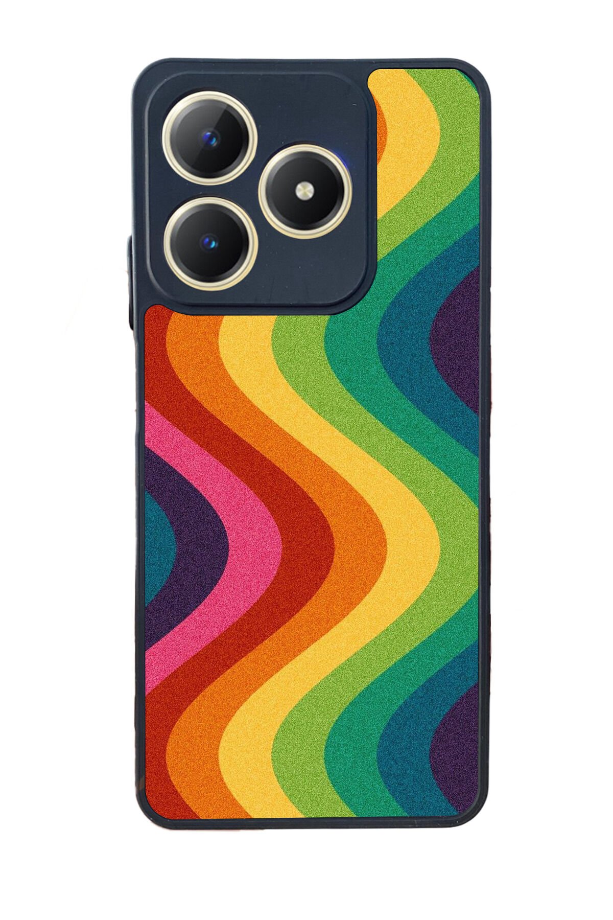 Realme C63 Mat Uyumlu Siyah Kılıf – Yumuşak Silikon, Koruyucu, Şok Emici Kapak