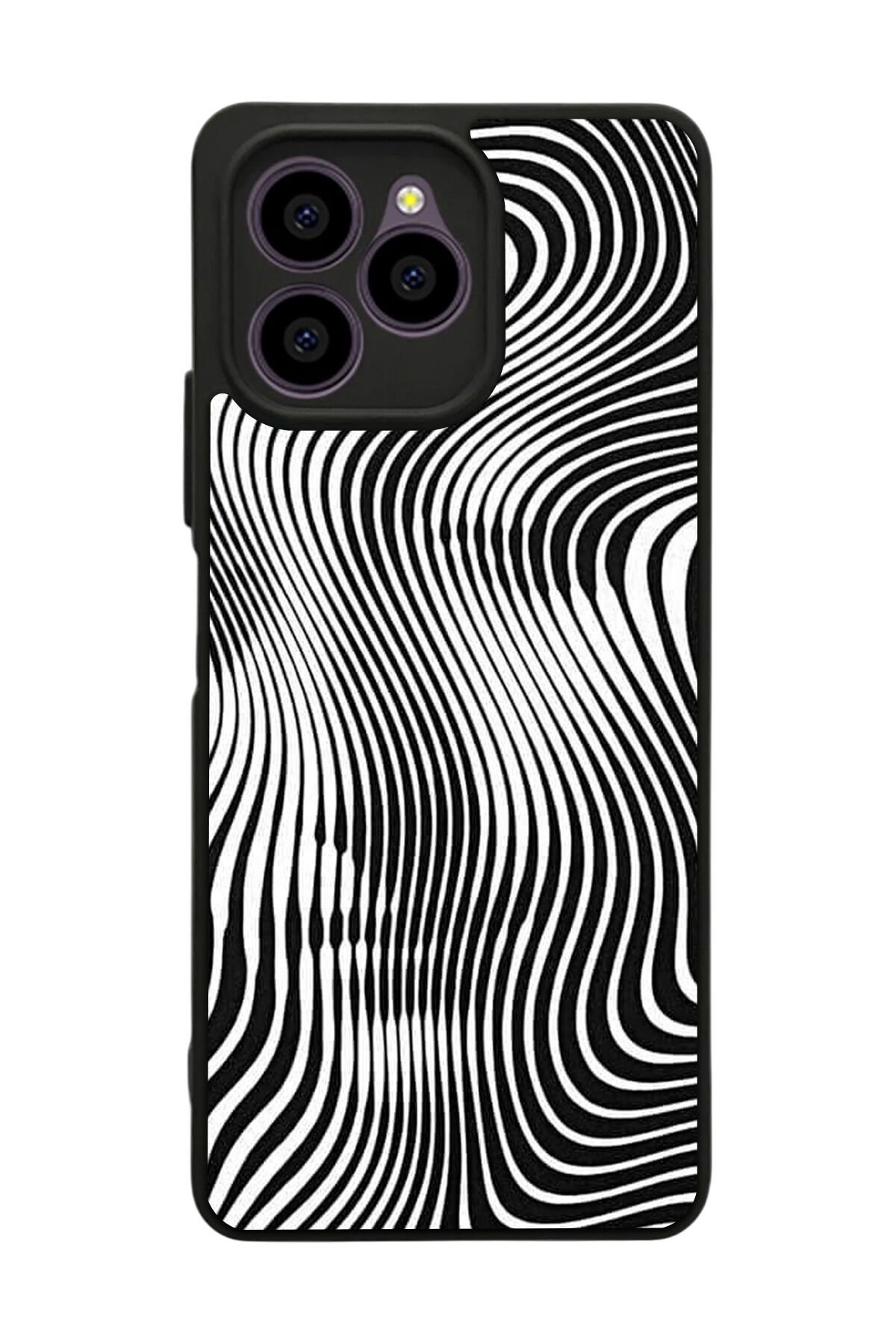 Omix X6 Uyumlu Çizgi Sanatı Tasarımlı Glossy Premium Kılıf