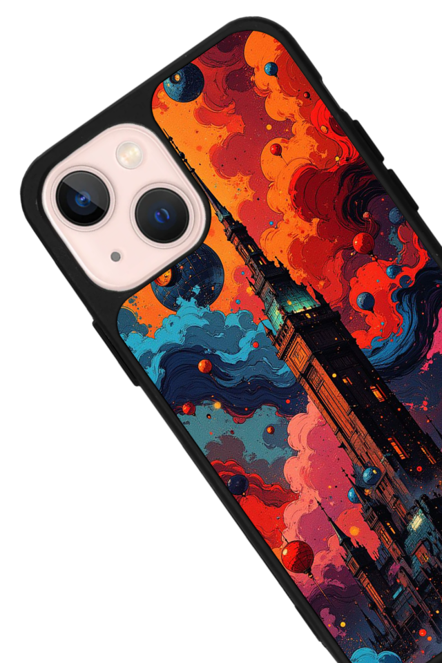 iPhone 15 Uyumlu Abstract Tasarımlı Glossy Premium Kılıf