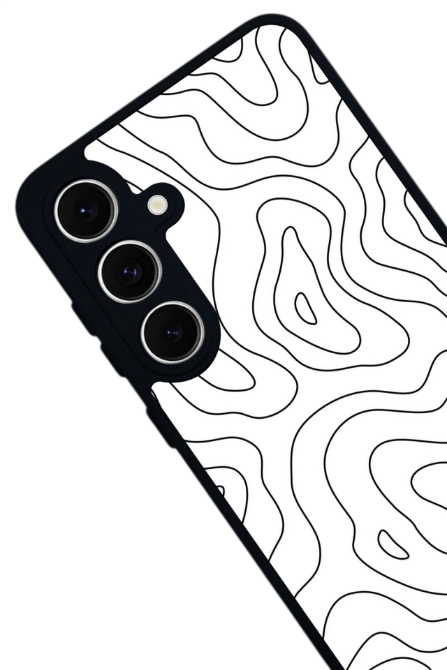 Samsung Galaxy A16 Uyumlu Çizgi Sanatı Tasarımlı Glossy Premium Kılıf