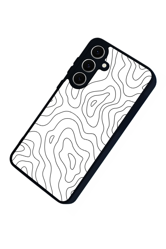 Samsung Galaxy A16 Uyumlu Çizgi Sanatı Tasarımlı Glossy Premium Kılıf