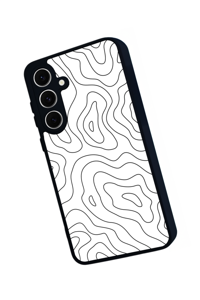 Samsung Galaxy A16 Uyumlu Çizgi Sanatı Tasarımlı Glossy Premium Kılıf