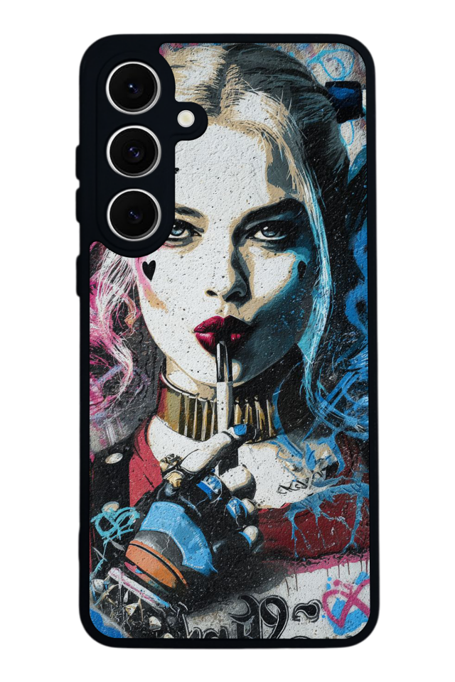 Samsung Galaxy S24 FE Uyumlu HarleyQueen Tasarımlı Glossy Premium Kılıf