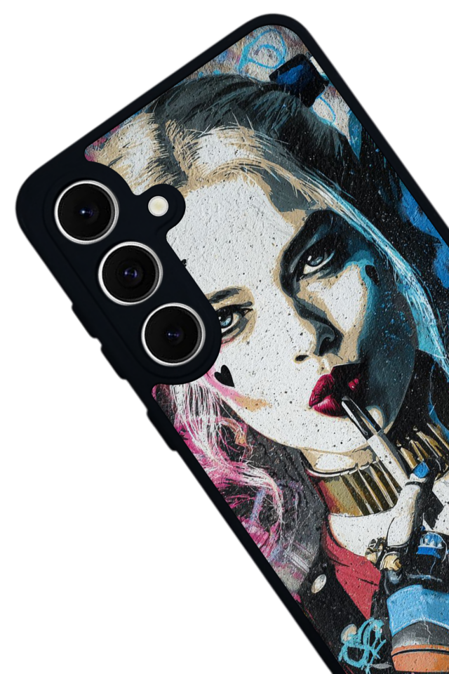 Samsung Galaxy S24 FE Uyumlu HarleyQueen Tasarımlı Glossy Premium Kılıf