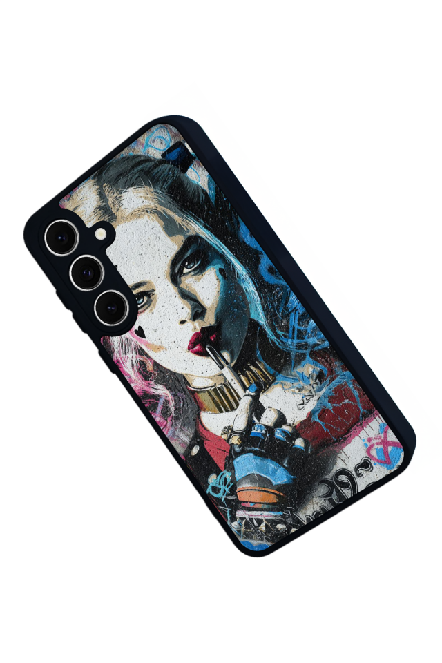 Samsung Galaxy S24 FE Uyumlu HarleyQueen Tasarımlı Glossy Premium Kılıf