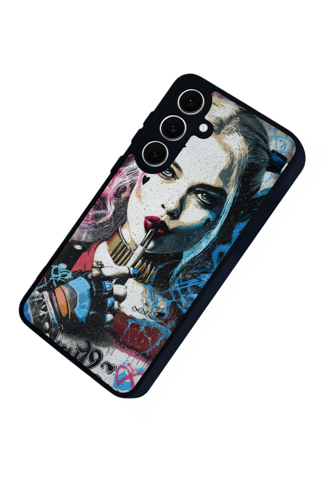 Samsung Galaxy S24 FE Uyumlu HarleyQueen Tasarımlı Glossy Premium Kılıf
