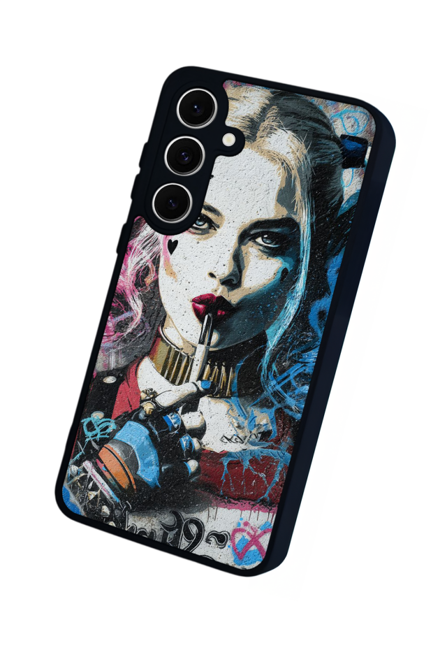 Samsung Galaxy S24 FE Uyumlu HarleyQueen Tasarımlı Glossy Premium Kılıf