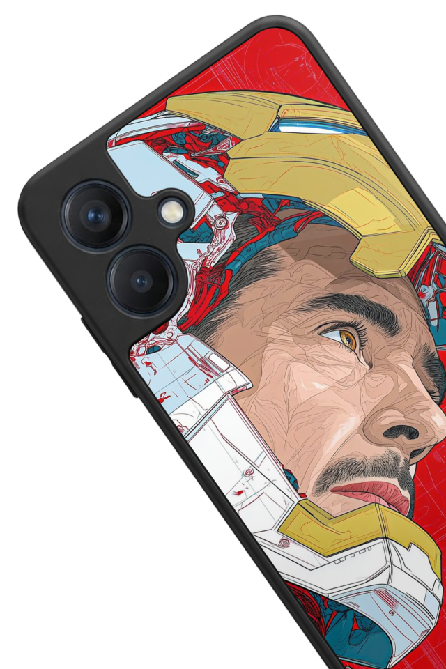 Samsung Galaxy A07 Uyumlu Iron Man ( Demir Adam ) Tasarımlı Glossy Premium Kılıf