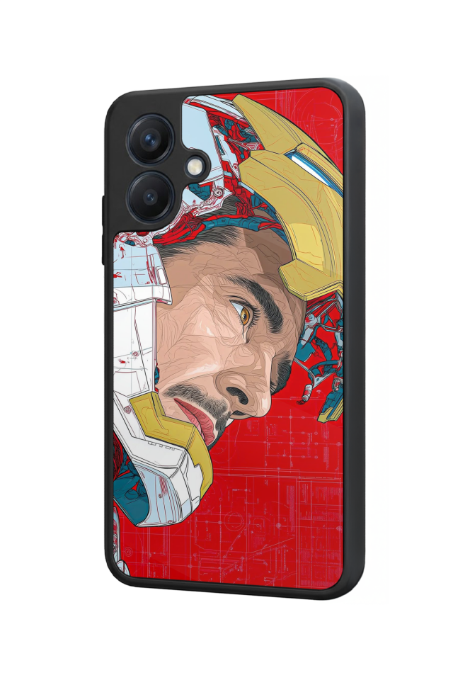 Samsung Galaxy A07 Uyumlu Iron Man ( Demir Adam ) Tasarımlı Glossy Premium Kılıf