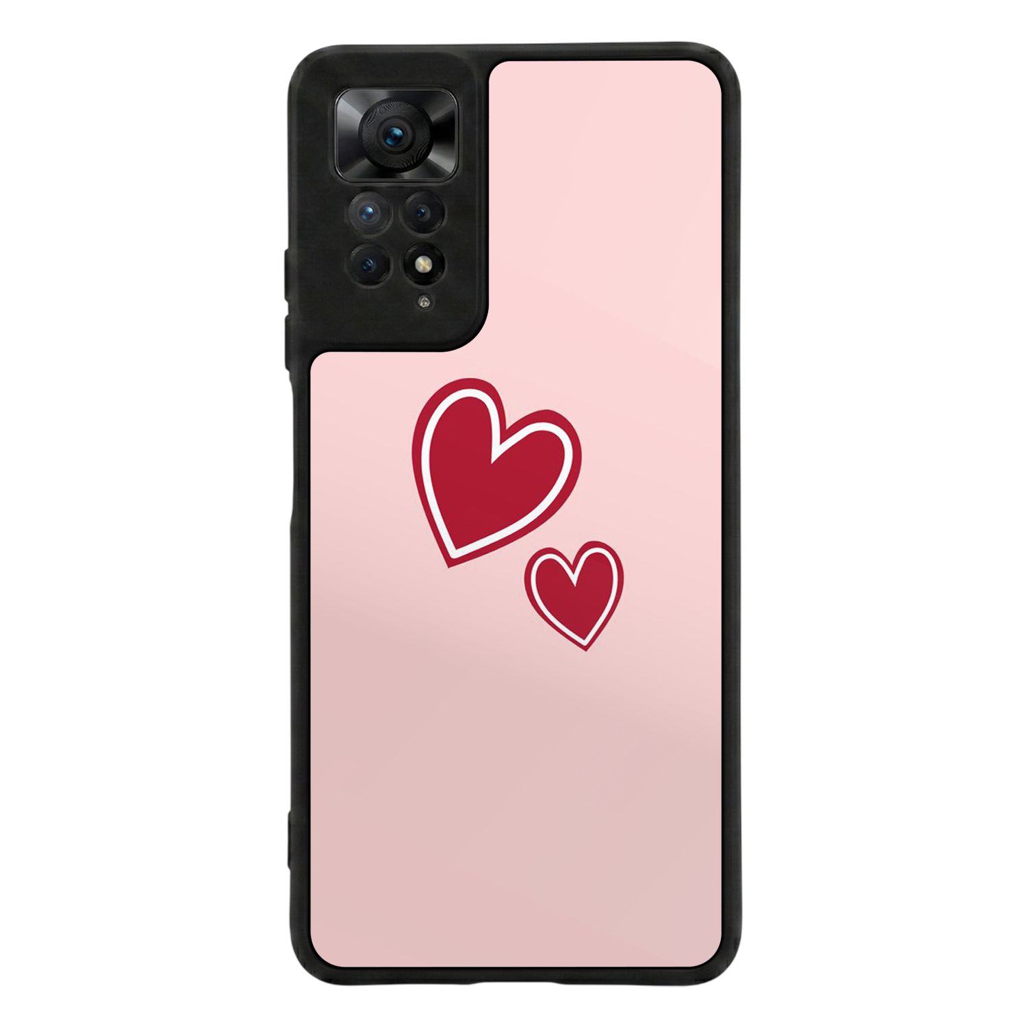 Xiaomi Redmi Note 12 Pro Uyumlu Kalp Love Tasarımlı Glossy Premium Kılıf