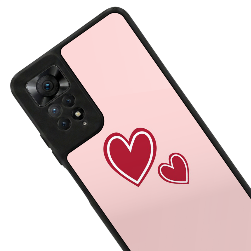 Xiaomi Redmi Note 12 Pro Uyumlu Kalp Love Tasarımlı Glossy Premium Kılıf