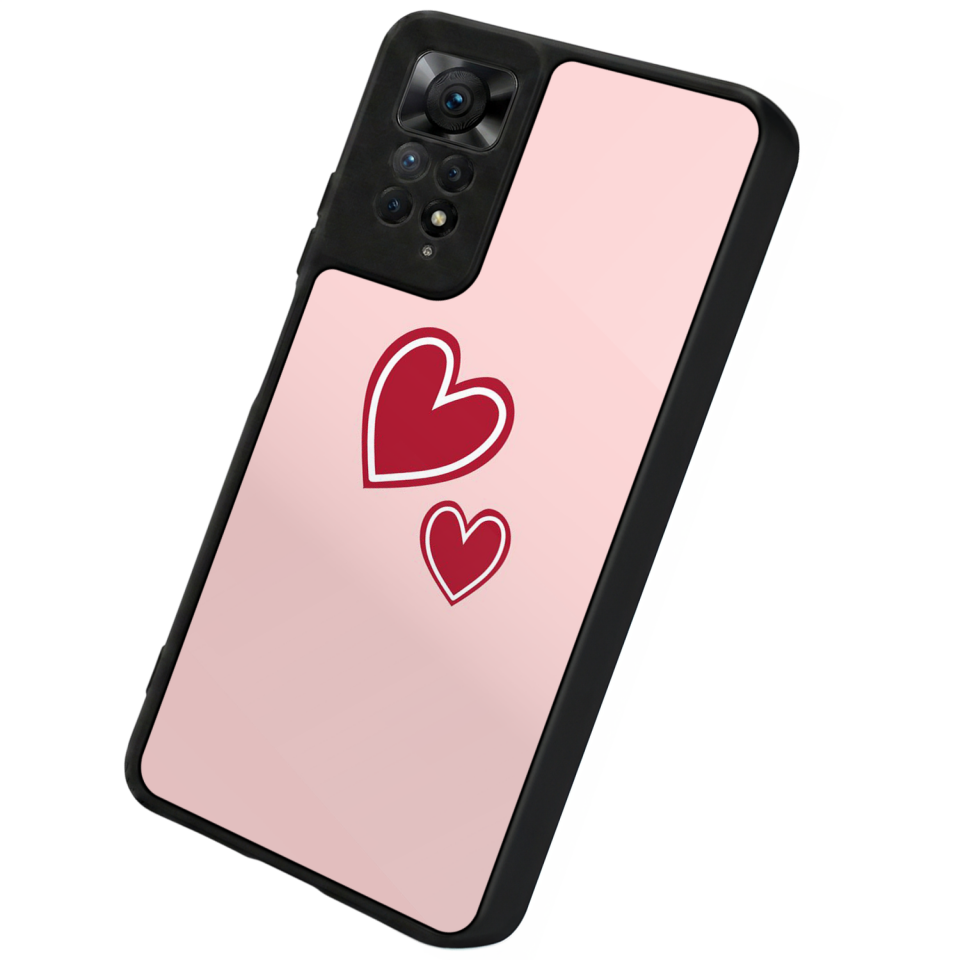 Xiaomi Redmi Note 12 Pro Uyumlu Kalp Love Tasarımlı Glossy Premium Kılıf