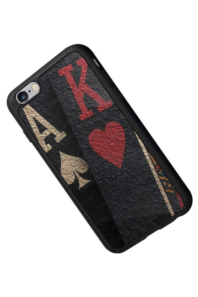 iPhone 6s Plus Uyumlu Kart Tasarımlı Glossy Premium Kılıf