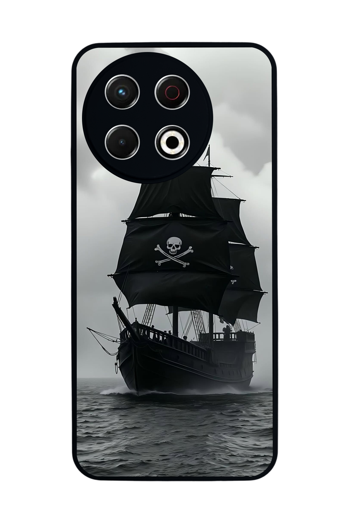 Tecno Spark 30 Pro Uyumlu Korsan Tasarımlı Glossy Premium Kılıf