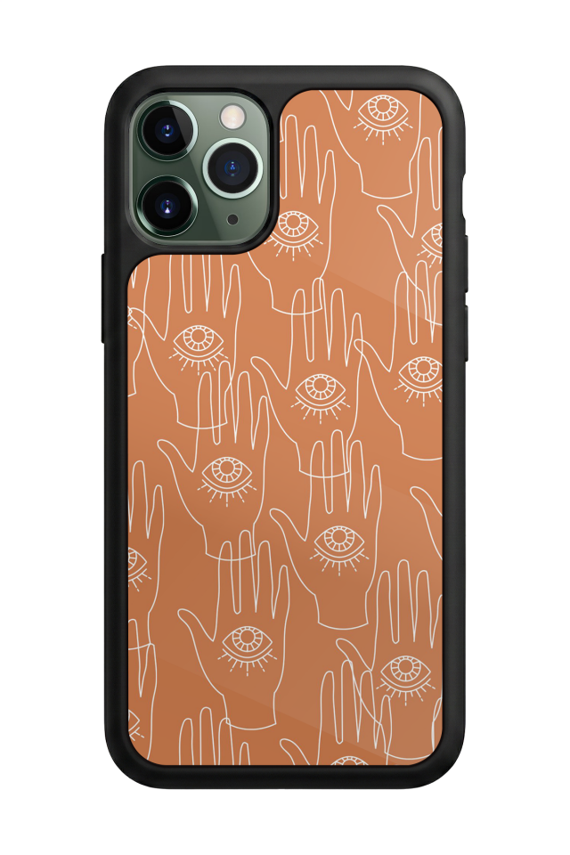 iPhone 11 Pro Uyumlu Line Art Tasarımlı Glossy Premium Kılıf