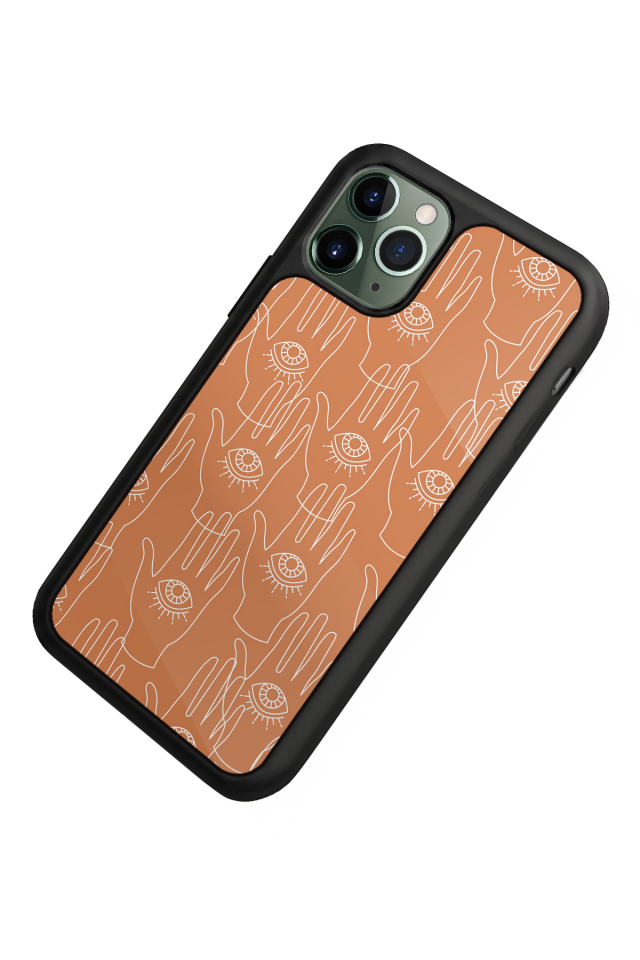 iPhone 11 Pro Uyumlu Line Art Tasarımlı Glossy Premium Kılıf