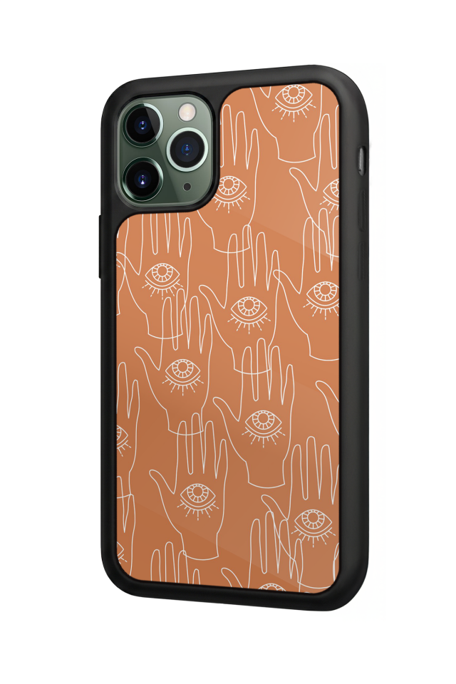 iPhone 11 Pro Uyumlu Line Art Tasarımlı Glossy Premium Kılıf