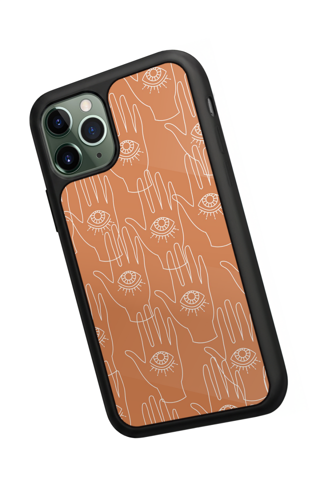 iPhone 11 Pro Uyumlu Line Art Tasarımlı Glossy Premium Kılıf