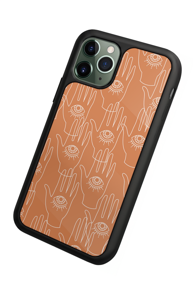 iPhone 11 Pro Uyumlu Line Art Tasarımlı Glossy Premium Kılıf