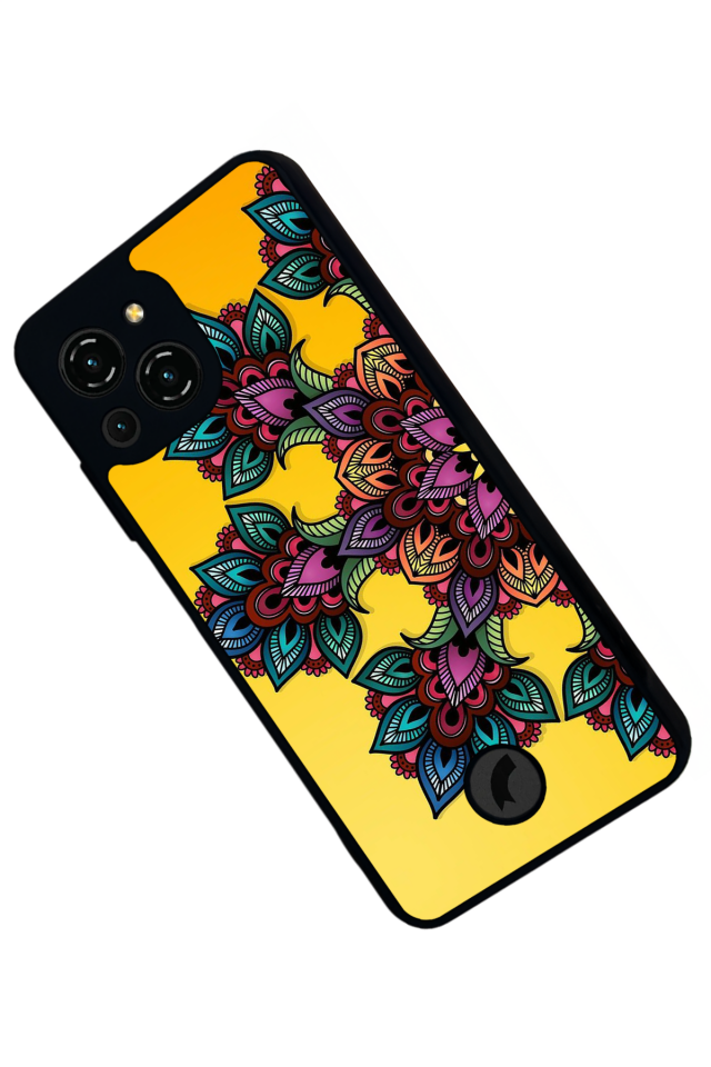 Reeder S23 Pro Max Uyumlu Mandala Tasarımlı Glossy Premium Kılıf