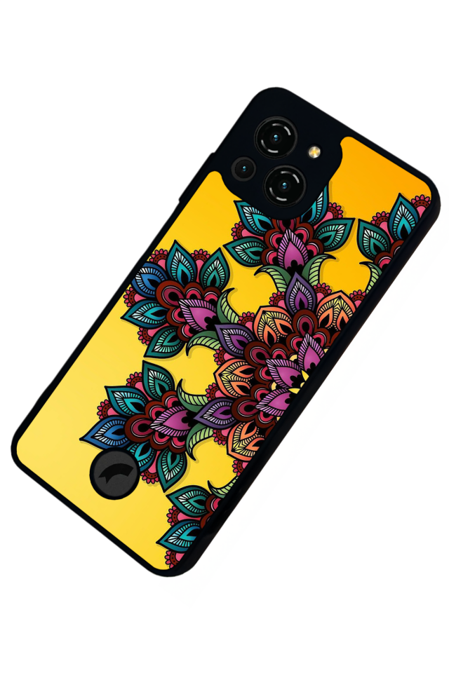 Reeder S23 Pro Max Uyumlu Mandala Tasarımlı Glossy Premium Kılıf