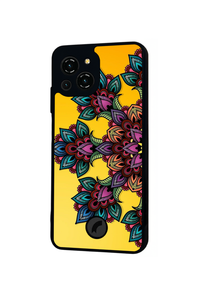 Reeder S23 Pro Max Uyumlu Mandala Tasarımlı Glossy Premium Kılıf